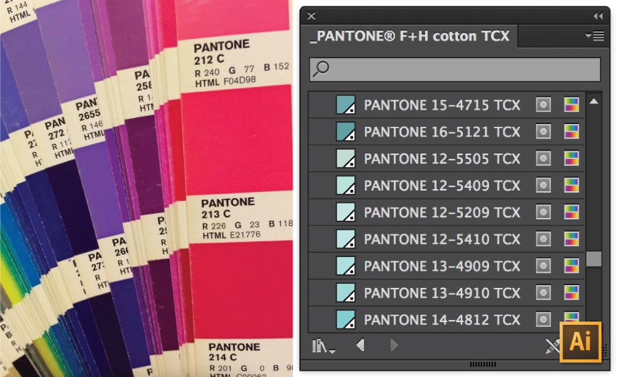 استفاده از کتابخانه رنگ به تطبیق رنگ در چاپ رنگی کمک میکند - چاپ سنگی