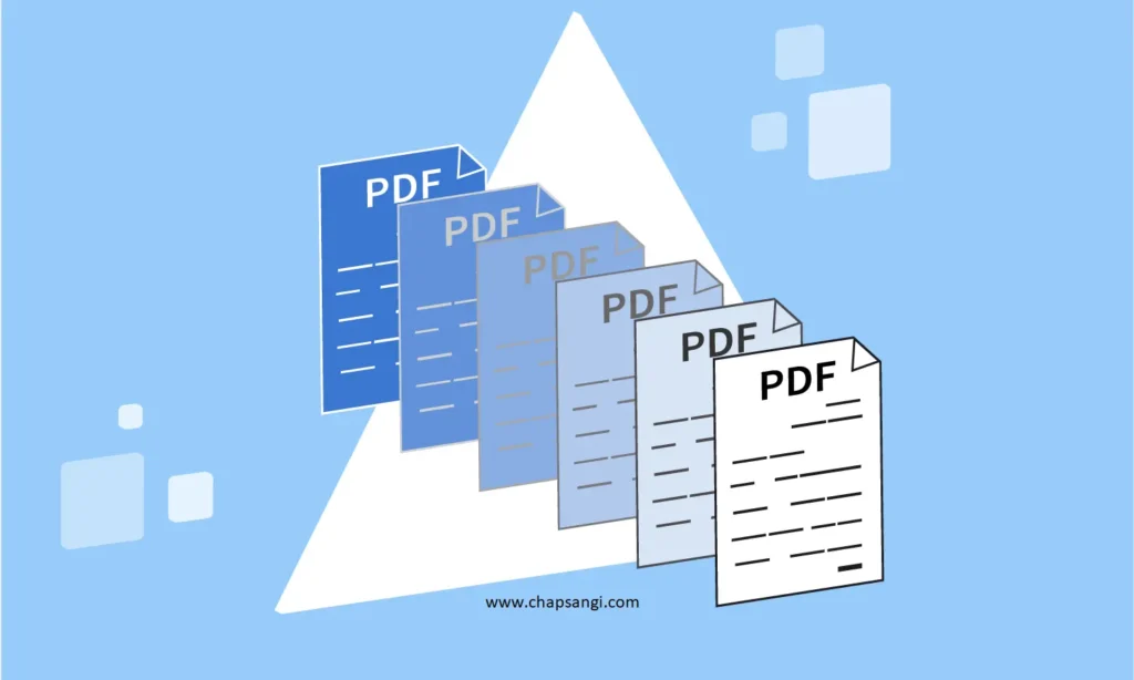 انواع فایل pdf - چاپ سنگی