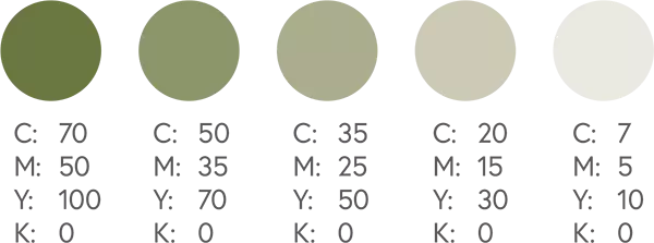 چارت انواع رنگ نارنجی و قهوه ای CMYK 6 - چاپ سنگی